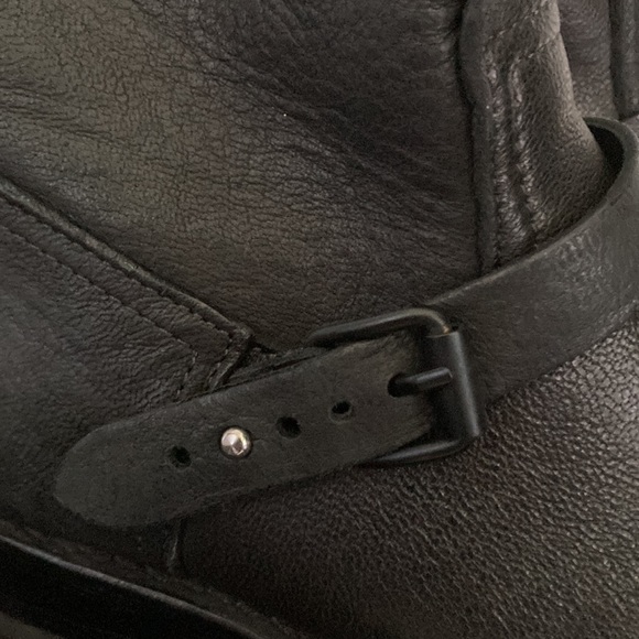 Women's Rag & Bone moto Oliver Boot size eu 38.5 us 8.5 black - Picture 9 of 11